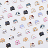 DICOSMETIC 72Pcs 12 Styles Alloy Enamel Pendants ENAM-DC0001-12-3