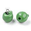 Apple Resin Charms RESI-R184-04-1