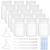 Olycraft 27Pcs Column Plastic Bottle CON-OC0001-33A-1