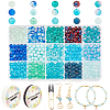  DIY Stretch Bracelet Making Kit DIY-PH0010-79B-1