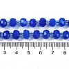 Natural Blue Agate(Dyed & Heated) Beads Strands G-H057-A14-02-5