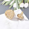 Brass Micro Pave Cubic Zirconia Stud Earrings EJEW-Z080-03G-02-3