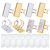 DIY Rectangle Finger Ring Kits DIY-DC0004-22-1