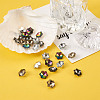 Electroplated Glass Charms EGLA-TA0001-10-12