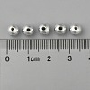 Plating Plastic Acrylic Round Beads PACR-L003-6mm-S-4