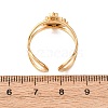 304 Stainless Steel with Enamel Cuff Rings for Women LS-RJEW-Z116-01G-02-3