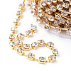 Brass Rhinestone Strass Chains CHC-T002-SS12-01C-2