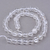 Natural Quartz Crystal Beads Strands X-G-Q462-8mm-32-2