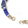 Natural Lapis Lazuli Chips & Handmade Seed Beads Braided Bracelet Making AJEW-MZ00004-06-2