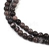 Natural Plum Blossom Jasper Beads Strands G-F591-23-6mm-4