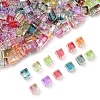 Spray Painted Glass Seed Beads SEED-FS0001-36-3
