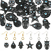 DIY Evil Eye Earring Making Kit DIY-TA0005-07-2