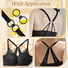 Ring Plastic Front Closure Bra Hook FIND-WH0291-30-2