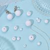 CHGCRAFT 340Pcs Opaque Acrylic Beads MACR-CA0001-36-4