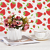 PVC Waterproof Strawberry Self Adhesive Stickers DIY-WH0502-31-4