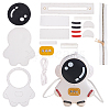 DIY Sew on PU Leather Astronaut Shaped Multi-Use Crossbody/Shoulder Bag/Backpack Making Kits DIY-WH0297-55B-1