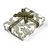 Flower Printed Cardboard Jewelry Boxes CBOX-T006-05D-2