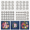 4 Sheets 11.6x8.2 Inch Stick and Stitch Embroidery Patterns DIY-WH0455-162-1