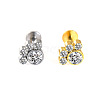 316L Surgical Stainless Steel & G23 Titanium Crystal Rhinestone Labrets for Women Men WG3A239-19-1