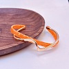 Wave Acrylic & CCB Plastic Cuff Bangles for Women FS-WGC603E-09-1