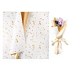 20 Sheets Plastic Gold Foil Flower Bouquets Wrapping Packaging DIY-TAC0025-13A-12