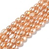 Natural Cultured Freshwater Pearl Beads Strands PEAR-L033-32E-1
