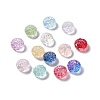 Transparent Spray Painted Glass Beads GLAA-E038-02-1