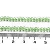 Electroplate Transparent Glass Beads Strands EGLA-A035-T3mm-A09-4