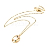 Colorful Cubic Zirconia Constellation Pendant Necklace LS-NJEW-H166-01J-1