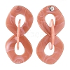 Acrylic Dangle Stud Earrings EJEW-JE03840-01-3