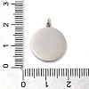 Non-Tarnish 304 Stainless Steel Pendant Cabochon Settings STAS-K263-45P-3