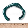 Twisted Acrylic Cuff Bangles for Women BJEW-F538-03B-3