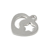 Non-Tarnish 201 Stainless Steel Charms STAS-C108-24P-2