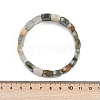 Natural Rutilated Quartz Gemstone Beaded Stretch Bracelets for Women Men BJEW-M049-18B-5