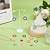 32Pcs 16 Styles Alloy Enamel Pendants ENAM-FH0001-66-6