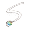 Rainbow Pride Necklace NJEW-F291-01F-2