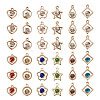 Alloy Rhinestone Pendants PALLOY-TA0002-27LG-9