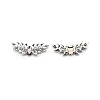 Alloy Rhinestone Shoe Buckle Clasps LS-KY-WH0030-42-1