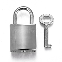 Rectangle Alloy Padlock Mini Lock with Key PALLOY-H191-02P