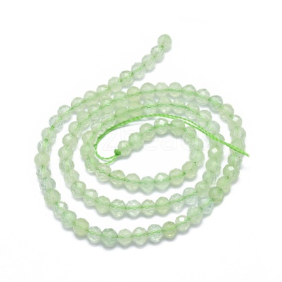 Natural Prehnite Beads Strands G-G792-33A-1