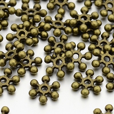 Zinc Alloy Beads Spacers PALLOY-Q063-AB-1