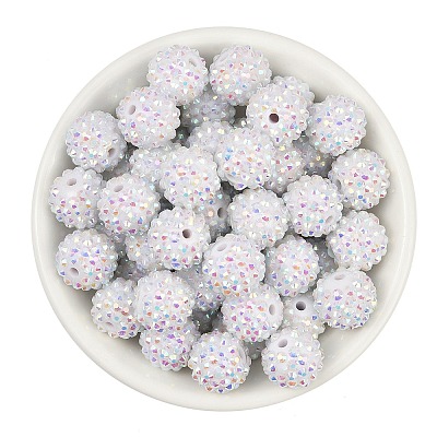 AB-Color Resin Rhinestone Beads RESI-S315-14x16-16-1