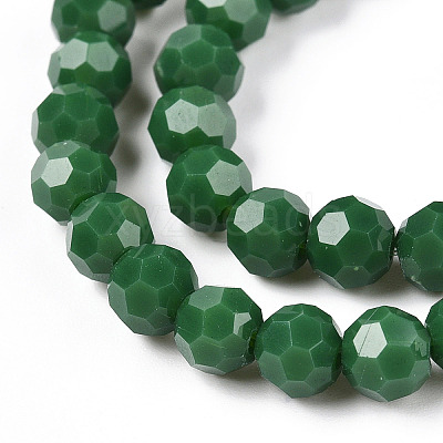 Opaque Glass Beads Stands EGLA-A035-P6mm-D06-1