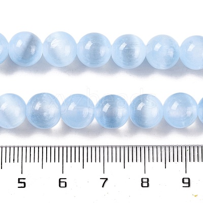 Natural Selenite Beads Strands G-C142-01A-03-1