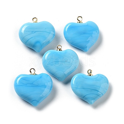Handmade Lampwork Pendants LAMP-G160-01C-1