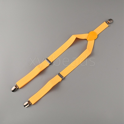 Adjustable Polyester Y-Shaped Heavy Duty Suspenders AJEW-WH0307-23A-1