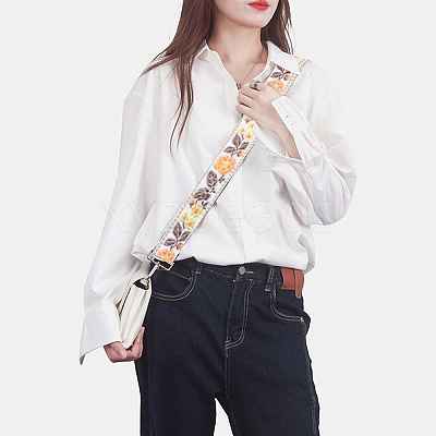 Ethnic Style Polyester Ribbons OCOR-WH0077-34D-1
