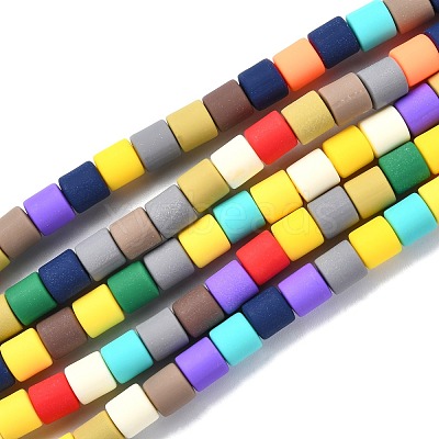 Polymer Clay Bead Strands X-CLAY-T001-C28-1