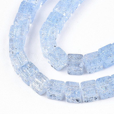 Crackle Glass Beads X-GLAA-S192-005E-1