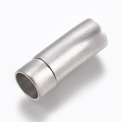 304 Stainless Steel Bayonet Clasps STAS-A035A-10MP-1